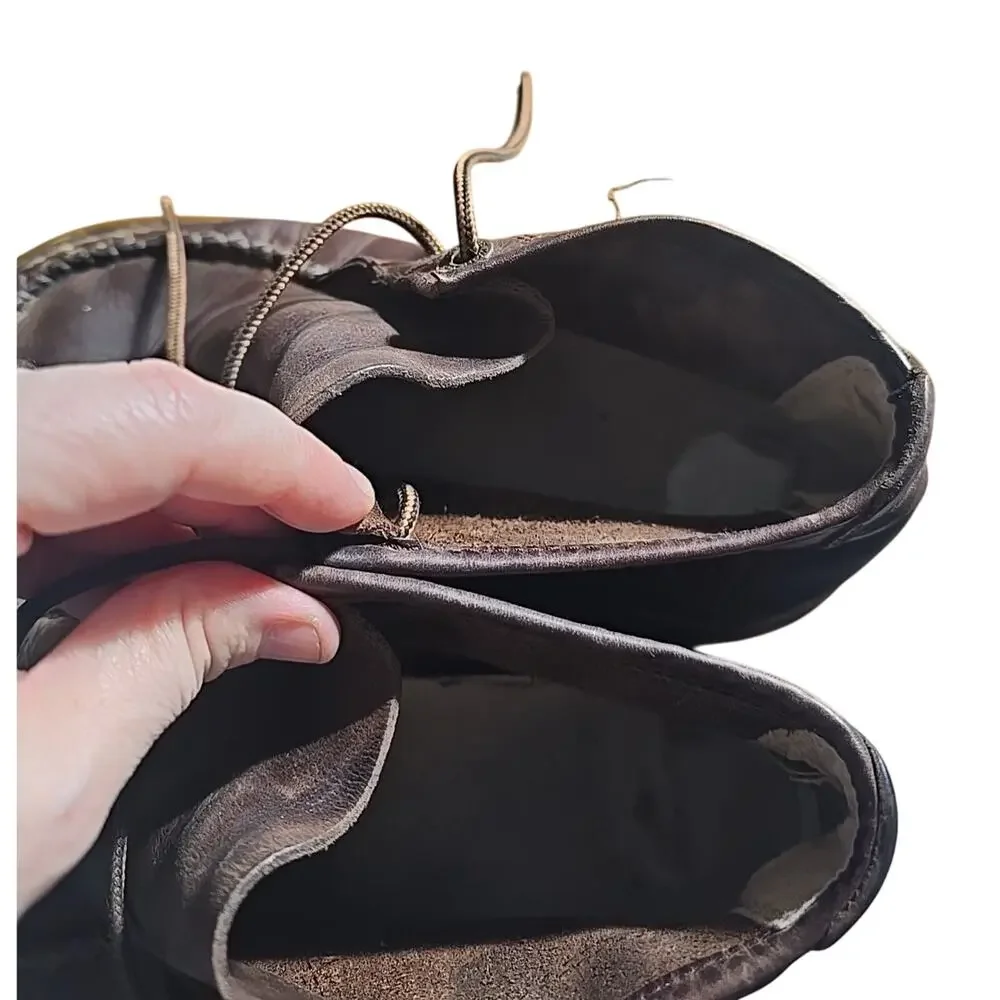 Dr. Martens Brown Leather Lace Up Moc Toe Ankle‎ Chukka Boots Men's Size 6